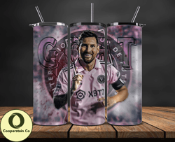 lionel  messi tumbler wrap ,messi skinny tumbler wrap png, design by cooperstein co 23