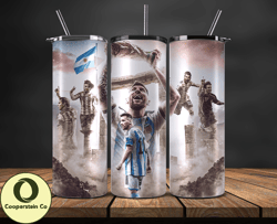 lionel  messi tumbler wrap ,messi skinny tumbler wrap png, design by cooperstein co 31