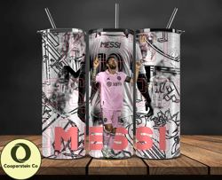 lionel  messi tumbler wrap ,messi skinny tumbler wrap png, design by cooperstein co 01