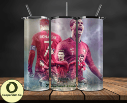 ronaldo tumbler wrap ,cristiano ronaldo tumbler design, ronaldo 20oz skinny tumbler wrap, design by cooperstein co 01