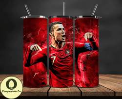 ronaldo tumbler wrap ,cristiano ronaldo tumbler design, ronaldo 20oz skinny tumbler wrap, design by cooperstein co 41