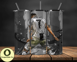 ronaldo tumbler wrap ,cristiano ronaldo tumbler design, ronaldo 20oz skinny tumbler wrap, design by cooperstein co 48