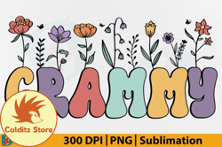 Grammy PNG, Flower Grandma Mothers Day Design 114
