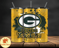 green bay packers logo nfl, football teams png, nfl tumbler wraps png, design by colditzstore 20