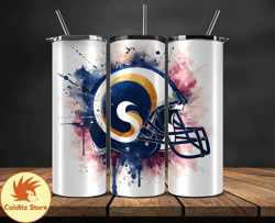 los angeles rams logo nfl, football teams png, nfl tumbler wraps png, design by colditzstore 27