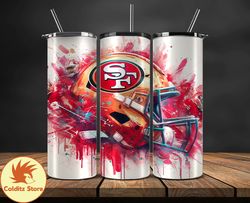 san francisco 49ers logo nfl, football teams png, nfl tumbler wraps png, design by colditzstore 28