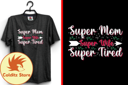 mom just like dad mothers day t-shirt design 160