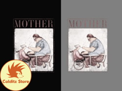 mother retro vintage png - mothers day design 185