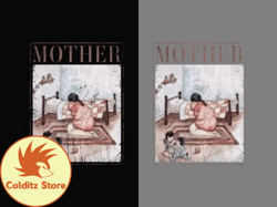 mother retro vintage png - mothers day design 186