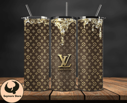 LV  Tumbler Wrap, Lv Tumbler Png, Lv Logo, Luxury Tumbler Wraps, Logo Fashion  Design 142