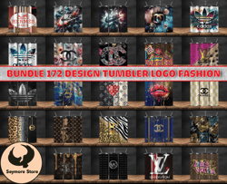 Bundle 172 Design Logo Fashion, Bundle Tumble Logo Fashion  Design 173