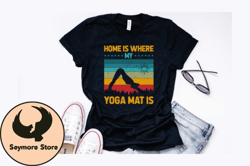 retro vintage yoga design