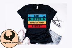 vintage bungee jump t shirt design