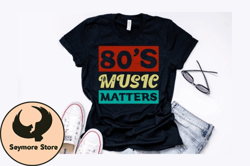 vintage 80s retro colors t shirt design