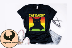 cat daddy vintage t shirt design