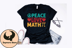 peace love math vintage math design