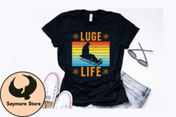 luge life   vintage design