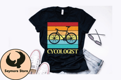 funny vintage cycologist cycling design