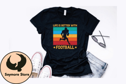 american football vintage design