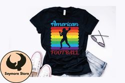 american football vintage design