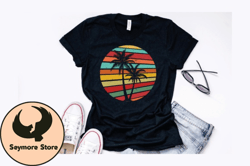 retro vintage palm tree design