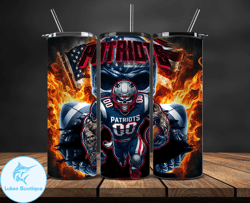 New England Patriots Fire Tumbler Wraps, ,Nfl Png,Nfl Teams, Nfl Sports, NFL Design Png, Design by Lukas Boutique Store