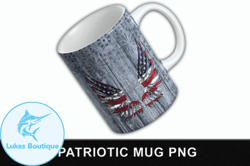 Patriotic Mug Design PNG Design 16