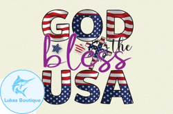 god bless the usa design 72