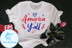 america yall t-shirt design design 88