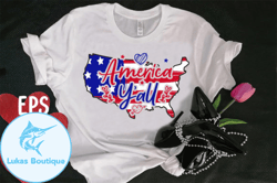 america yall t-shirt design design 89