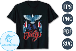 american 4th july t-shirt design. design 96