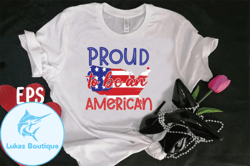 proud to be an american t-shirt design design 101