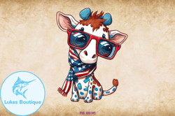 patriotic hamster clipart 4th of july design 18