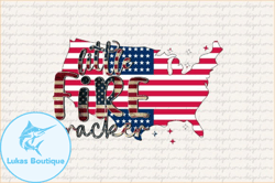 little firecracker png sublimation design 143