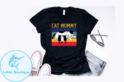 vintage retro cat mommy design design 91