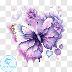 beautiful purple butterfly with delicate wings png design 217