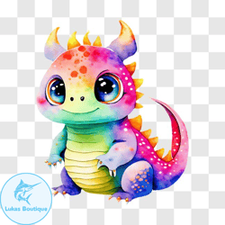 colorful dragon decoration for kids png design 231