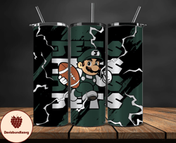 new york jets tumbler wrap, mario tumbler wrap, nfl logo png, tumbler designs, nfl football png, design by davisbundlesv