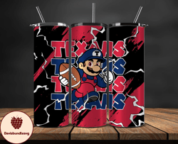 houston texans tumbler wrap, mario tumbler wrap, nfl logo png, tumbler designs, nfl football png, design by davisbundles