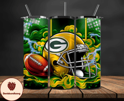 green bay packers tumbler wraps, ,nfl teams, nfl sports, nfl design png, design by davisbundlesvg 12