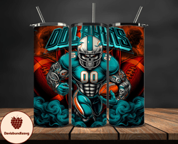 miami dolphins tumbler wrap, football wraps, logo football png, logo nfl png, all football team png, design by davisbund