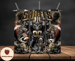 new orleans saints tumbler wrap, football wraps, logo football png, logo nfl png, all football team png, design by davis