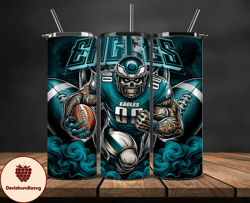 philadelphia eagles tumbler wrap, football wraps, logo football png, logo nfl png, all football team png, design by davi