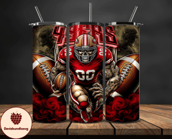 san francisco 49ers tumbler wrap, football wraps, logo football png, logo nfl png, all football team png, design by davi