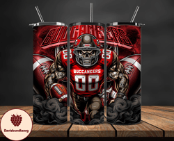 tampa bay buccaneers tumbler wrap, football wraps, logo football png, logo nfl png, all football team png, design by dav