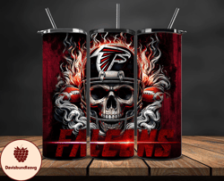 atlanta falcons tumbler wrap, logo tumbler wraps, nfl football teams png, sport team tumbler, logo nfl tumbler, design b