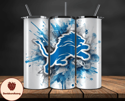 detroit lions logo nfl, football teams png, nfl tumbler wraps png design by davisbundlesvg 52