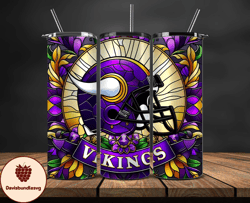 minnesota vikings logo nfl, football teams png, nfl tumbler wraps png design by davisbundlesvg 63