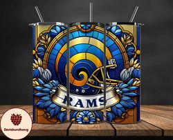 los angeles rams logo nfl, football teams png, nfl tumbler wraps png design by davisbundlesvg 64