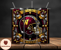 washington commanders logo nfl, football teams png, nfl tumbler wraps png design by davisbundlesvg 71